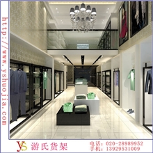 服装展示架中岛架精品服装货架展柜展示柜广州货架厂展架