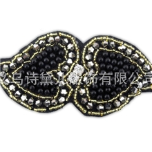 【厂家直销】诗黛儿时尚桃心水晶鞋花发饰