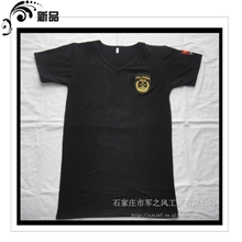 供应狼牙突击队男士短袖T恤我是特种兵黑色修身V领T恤