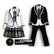 混批最新款的英伦风格的学院派的大中小校服演出服表演服