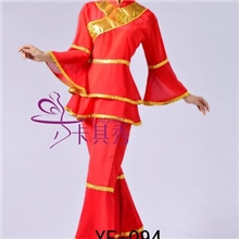 秧歌服伴舞服/民族舞蹈服/演出跳舞服/扇子舞腰鼓服舞台表演服装