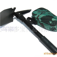 小号工兵铲可折叠多功能工兵铲/锹/镐带指南针户外用品批发