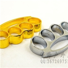 拳霸锌合金铁四指手扣指虎铁拳套手刺武术用品批发