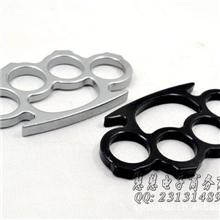 拳霸黑版纯钢手扣拳套、铁拳头、铁四指指虎手刺/武术用品批发