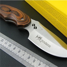 供应批发巴克076小直刀麋鹿猎刀野营军刀户外刀具水果刀