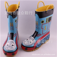 男童托马斯卡通雨鞋橡胶雨靴外贸水鞋套鞋水靴外贸童鞋