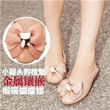 2013秋冬新款牛皮蝴蝶结小坡跟单鞋真皮女鞋厂价直销一件代发