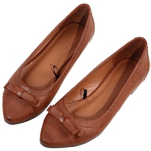 2012春夏新款尖头平底蝴蝶结爆款布洛克鞋复古平底单鞋女批发