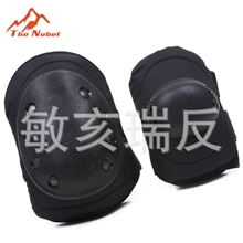 美国黑鹰护具护膝骑行旱冰护肘套装战术护膝厂家批发