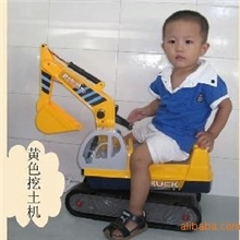 坐人工程车/履带滑行车/可骑挖土机挖、钩动作5箱起批