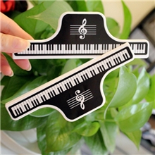 特价音乐文具钢琴键盘乐谱大夹子音乐礼品音符大谱夹