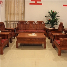 限时抢购物美价廉红木家具100%进口非洲花梨象头沙发5件套带垫