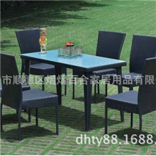 藤椅大排档仿藤家具户外庭院阳台休闲桌椅咖啡厅休闲会所家具