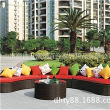 仿藤沙发户外藤编沙发室外酒店花园沙发组合阳台休闲庭院别墅沙发