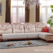 现代简约沙发新春特价促销最实惠客厅皮配布转角沙发906-2