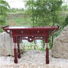 【诚信厂家】明清家具两斗铜钱条案中式实木中堂条案