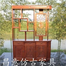 【诚信厂家】古典家具储物柜榫卯结构隔断柜双面鞋柜