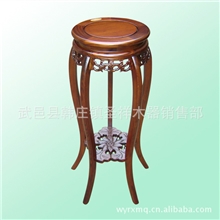 厂家直销实木仿古花架特价批发量大从优