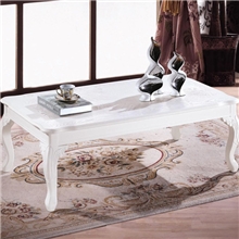 时尚简约欧式纯实木雕花茶几客厅长方形田园茶几小户型茶桌021
