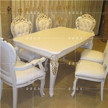 欧式餐桌/古典餐桌/方餐桌/白色餐桌子/餐厅家具餐桌子