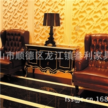 【诚信厂家】实木餐椅贵妃椅豪华酒店家具配套实木家具定做