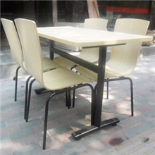 热销推荐中式家用功能食堂餐桌肯德基餐桌椅分体