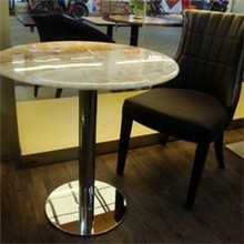 不锈钢桌椅厂家直销咖啡厅玻璃钢快餐饮桌椅圆形食堂餐桌