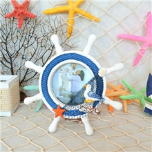 家居饰品一件代发货地中海风格小方向舵相框