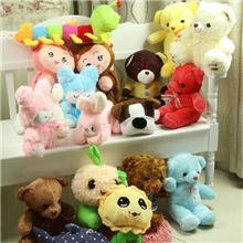 热销！库存毛绒玩具玩具库存批发婚庆、礼品专用小公仔玩偶