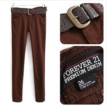 FOREVER21春夏秋装欧美大牌原单外贸女裤小脚裤长裤大码裤子批发
