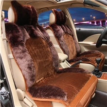 热销推荐冬季精品坐垫批发奢华高档保暖高仿狐狸毛汽车坐垫