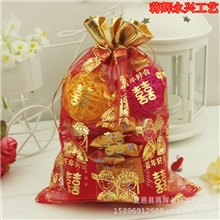 【13X18】金边喜糖袋直销各种金边纱袋