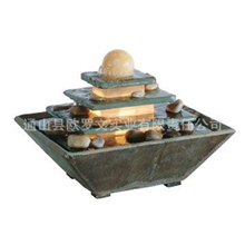 石来运转石头喷泉加湿器专业订做大型石头水幕墙