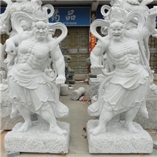 【石雕佛像】哼哈二将石雕站像金刚力士石雕厂家直销