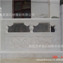 石雕汉白玉栏板青石花岗岩栏杆曲阳石雕园林景观雕刻