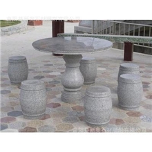 厂家批发花岗岩石桌石凳汉白玉石桌椅庭院石桌凳大理石雕刻石桌椅