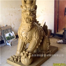 工艺品供应石雕狮子，石刻麒麟，石雕貔貅