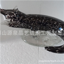 【晶艺求精】直销琉璃工艺品鳄鱼琉璃摆件各种海洋动物摆件