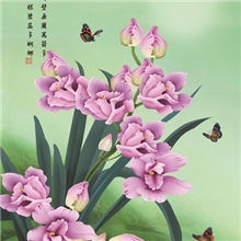 高清立体画批发，义乌三维画批发，3D光栅画，梅兰竹菊，兰花