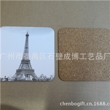 杯垫厂家边沿打磨木头杯垫中纤板杯垫打磨边出口质量