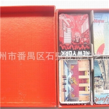 工厂制造16pcs/sets磁性灰板纸冰箱贴巴塞罗那旅行冰箱贴