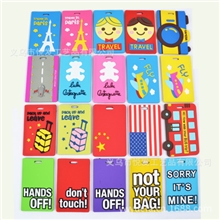 厂家批发各种款式PVC软胶行李牌PVC行李牌