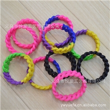 硅胶厂家供应硅胶麻花手环硅胶麻花手链硅胶麻花手腕带