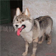 供应各种大型仿真动物，大型仿真狼影视道具公园仿真动物