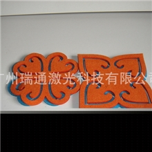 厂家出售新品雪花毛毡杯垫彩色毛毡树杯垫可定制