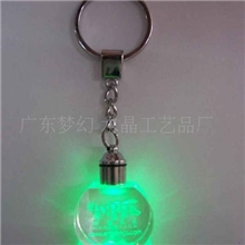 供应水晶内雕钥匙扣供应促销品--品牌水晶钥匙扣