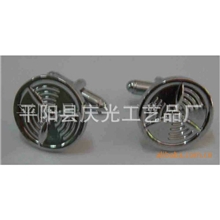批量生产各种领带夹袖扣不锈钢花纹纽扣袖扣