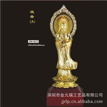 优价供应金属镀金工艺品佛教礼品宗教佛像工艺品观音品质保证