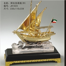 深圳礼品生产厂家供应工艺品阿拉伯商船船模定制厂家高品质