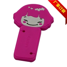 广告礼品定制找旭科厂家直销价格实惠可加印LOGO卡通pvc绕线器